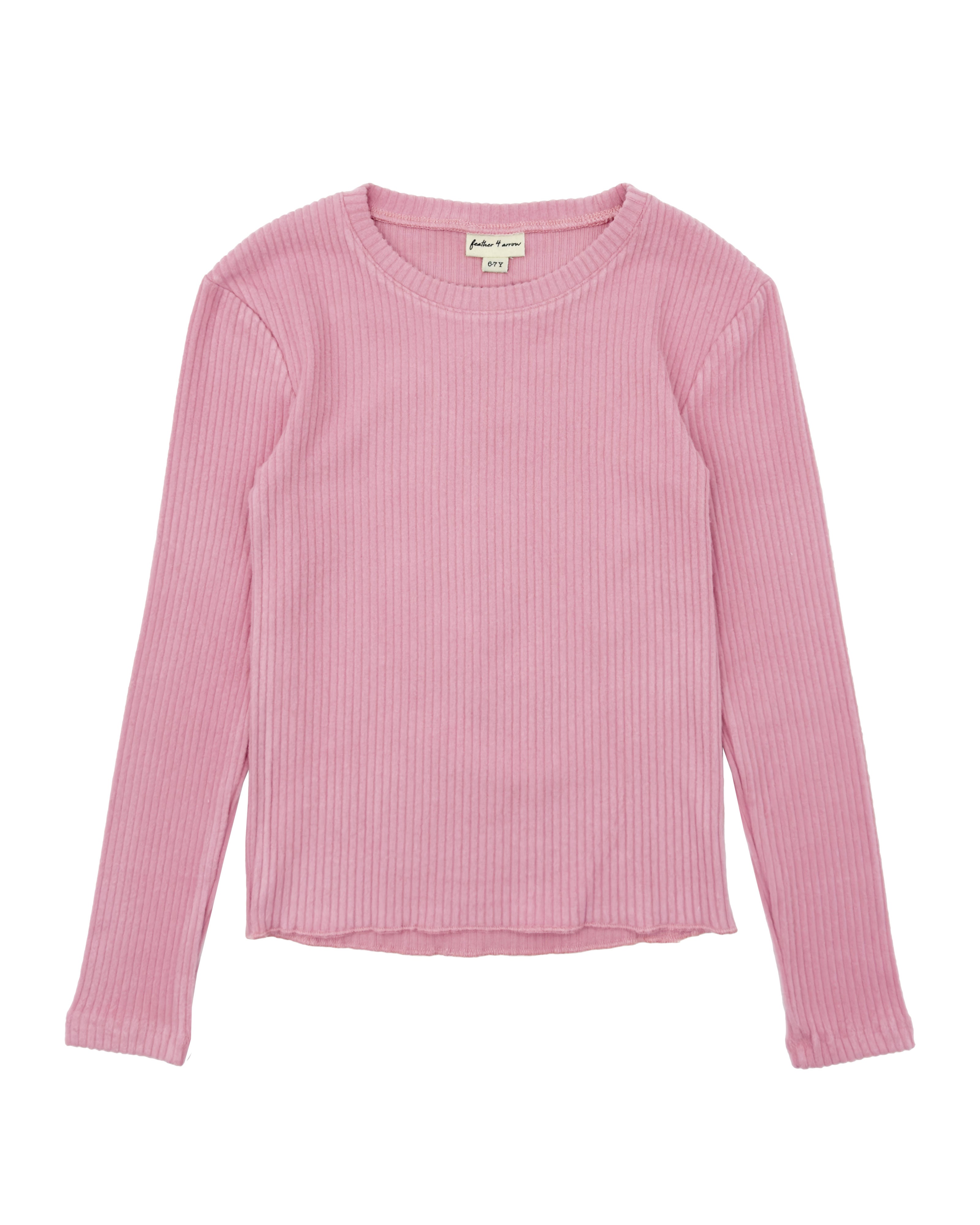 Feather 4 Arrow Blake Rib Top in Misty Mauve