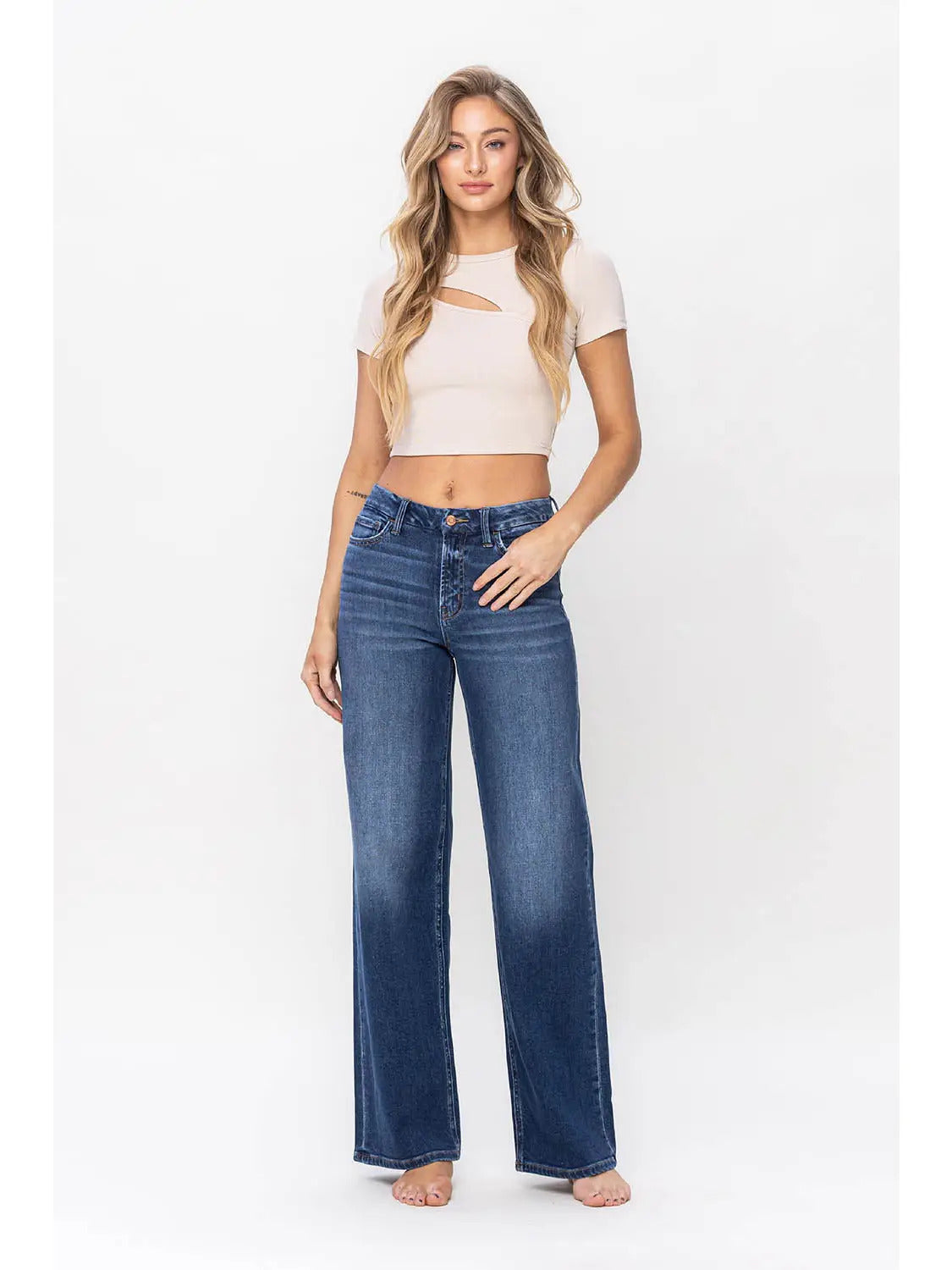 Flying Monkey High Rise Loose Jean