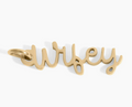 18K Gold Pvd Stainless Steel "Wifey" Charm