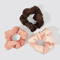 Kitsch Cloud Scrunchies 3pc Set - Rosewood