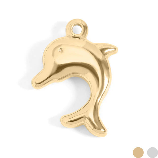 Gold Dolphin Charm