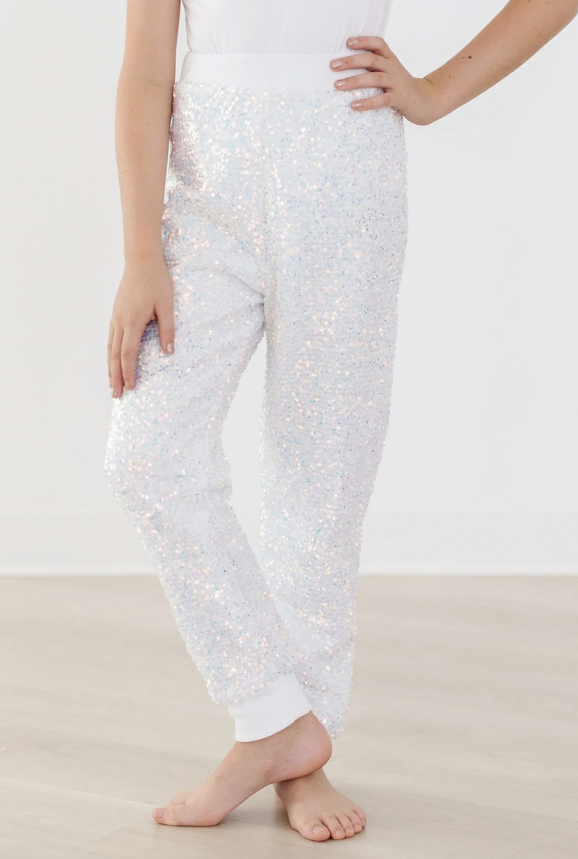 Mila & Rose Disco Sequin Joggers