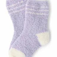Mila Rose Lavender/Coconut Sporty Cozy Socks