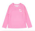 Feather 4 Arrow Wavy Palm Rashguard in Prism Pink