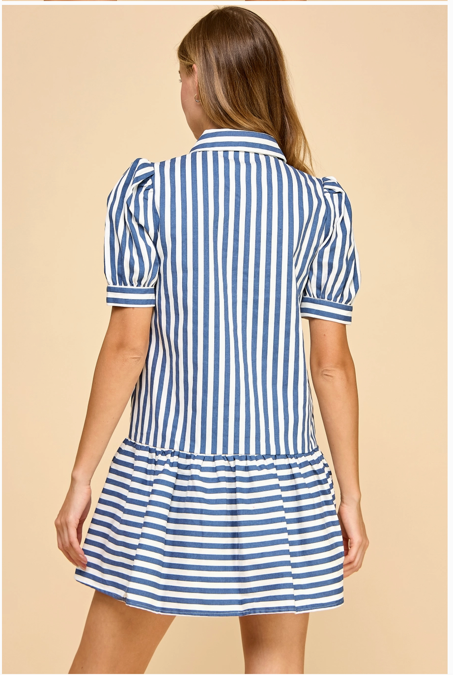 Olivaceous Elisha Denim Dress