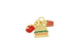 Burger, Fries & Soda Themed Jewelry Charm