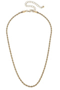 Brooklyn Twisted Rope Chain Charm Necklace Base