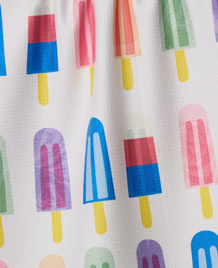 Geometry - Poppy Popsicles Tea Towel