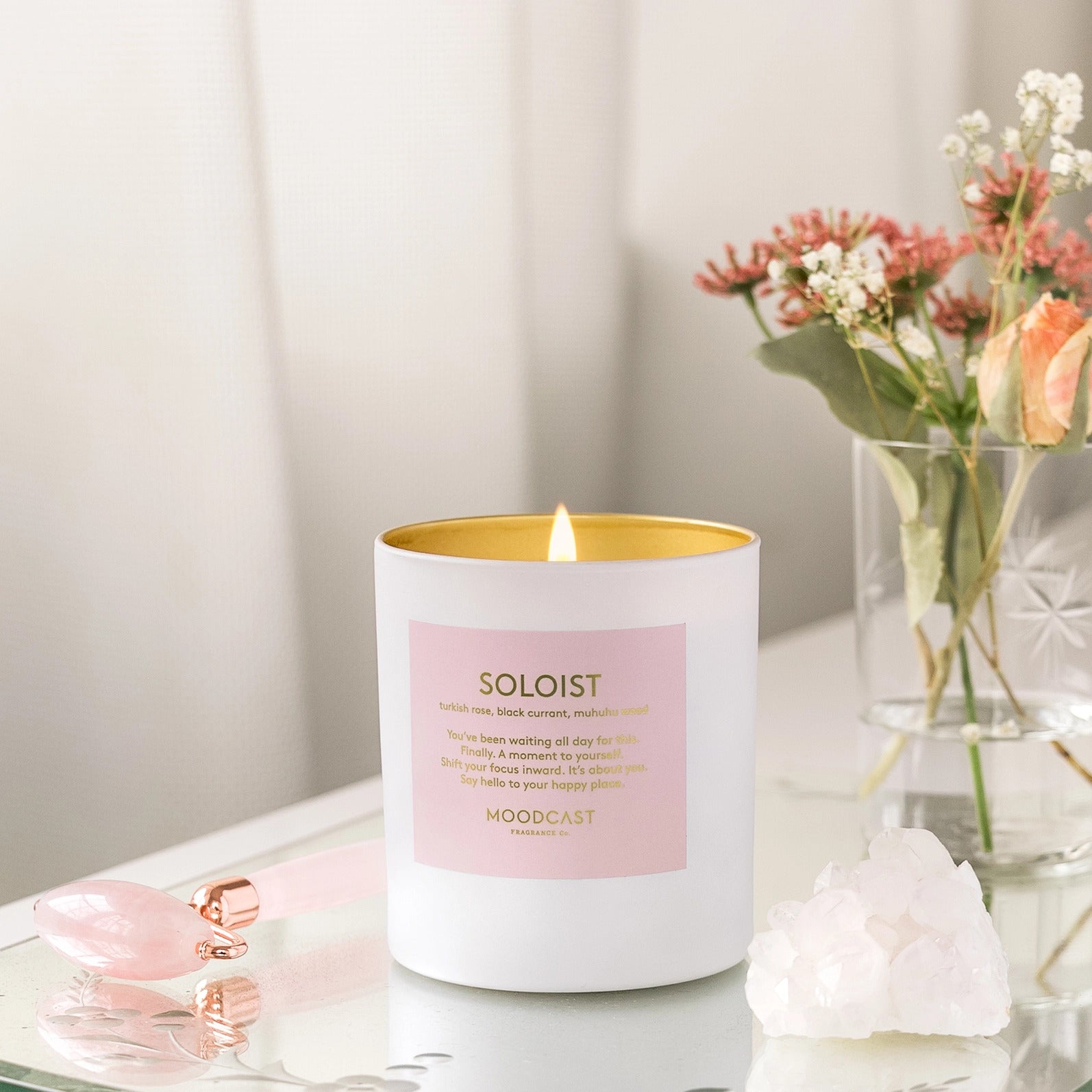 Moodcast Fragrance Coconut Wax Candle Soloist