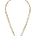 Celia 3-Row Dainty Charm Necklace Base in Shiny Gold