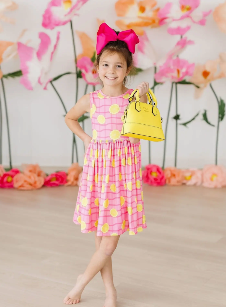Pink Lemonade Tank Twirl Dress