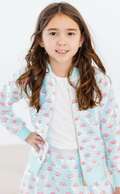 Mila & Rose Mint Rainbow Sequin Jacket