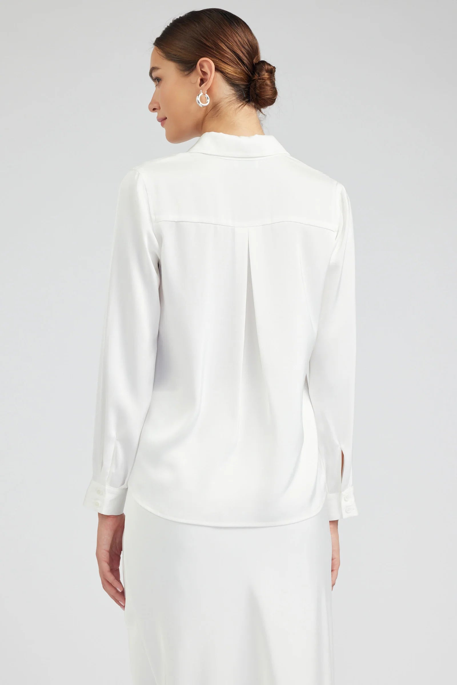 Current Air Button up Collared Blouse