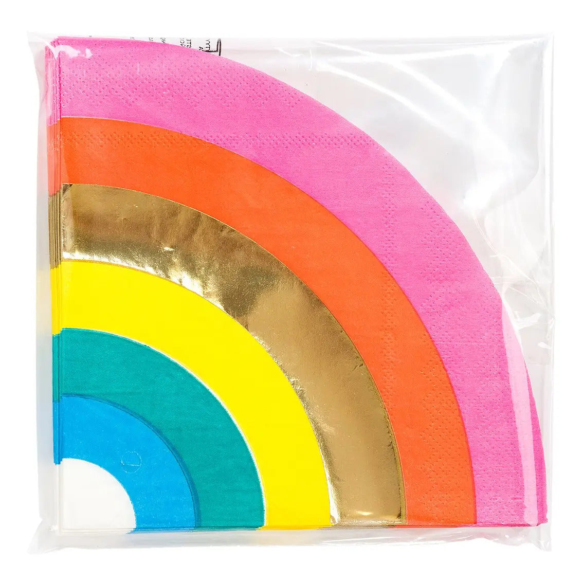 Talking Tables Birthday Rainbow Napkins | 16 Pack | Paper Napkins