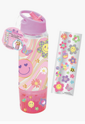 Hot Focus Groovy Flower 2 in 1 Snack Water Bottle