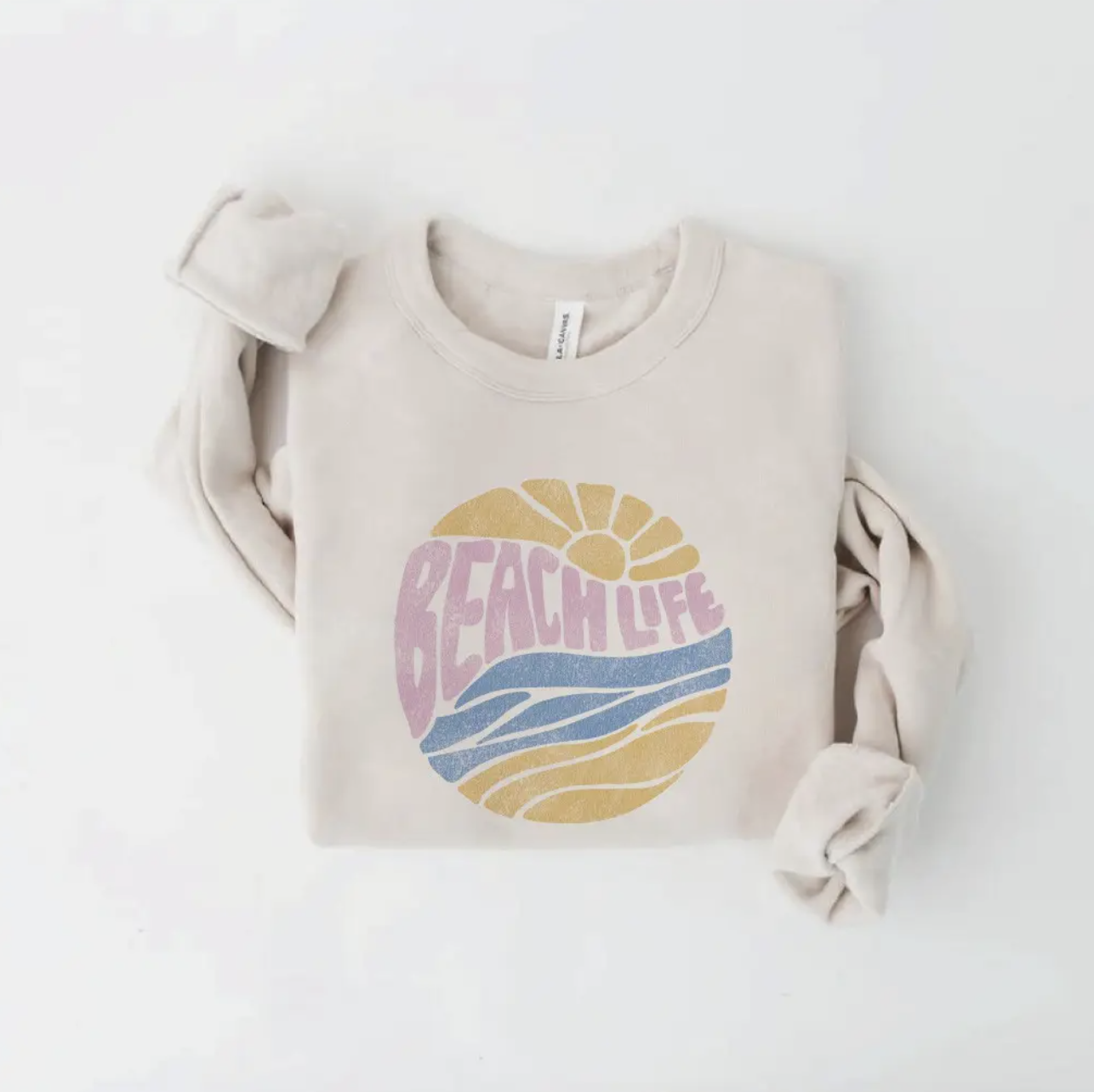 Oat Collective "Beach Life" Unisex Fleece Pullover