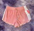 Paper Flower Loop Terry Tween Athletic Taping Short - Pink Dolphin