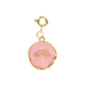 Soft Pink Rainbow Disc Charm