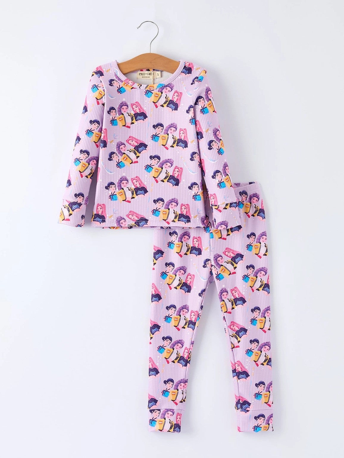K-Pop Demon Hunters Huntrix Purple Pajamas