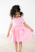 Mila & Rose Bubblegum Pink Pocket Twirl Dress