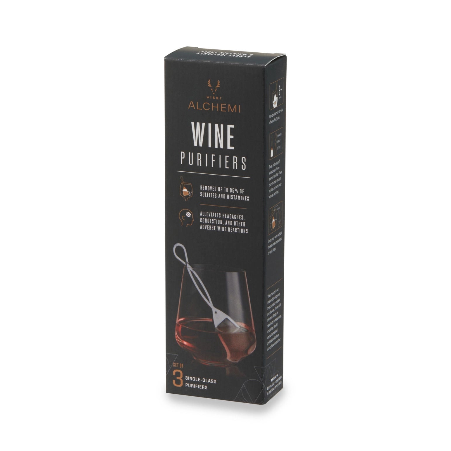 Viski Alchemi Wine Purifiers Set of 3
