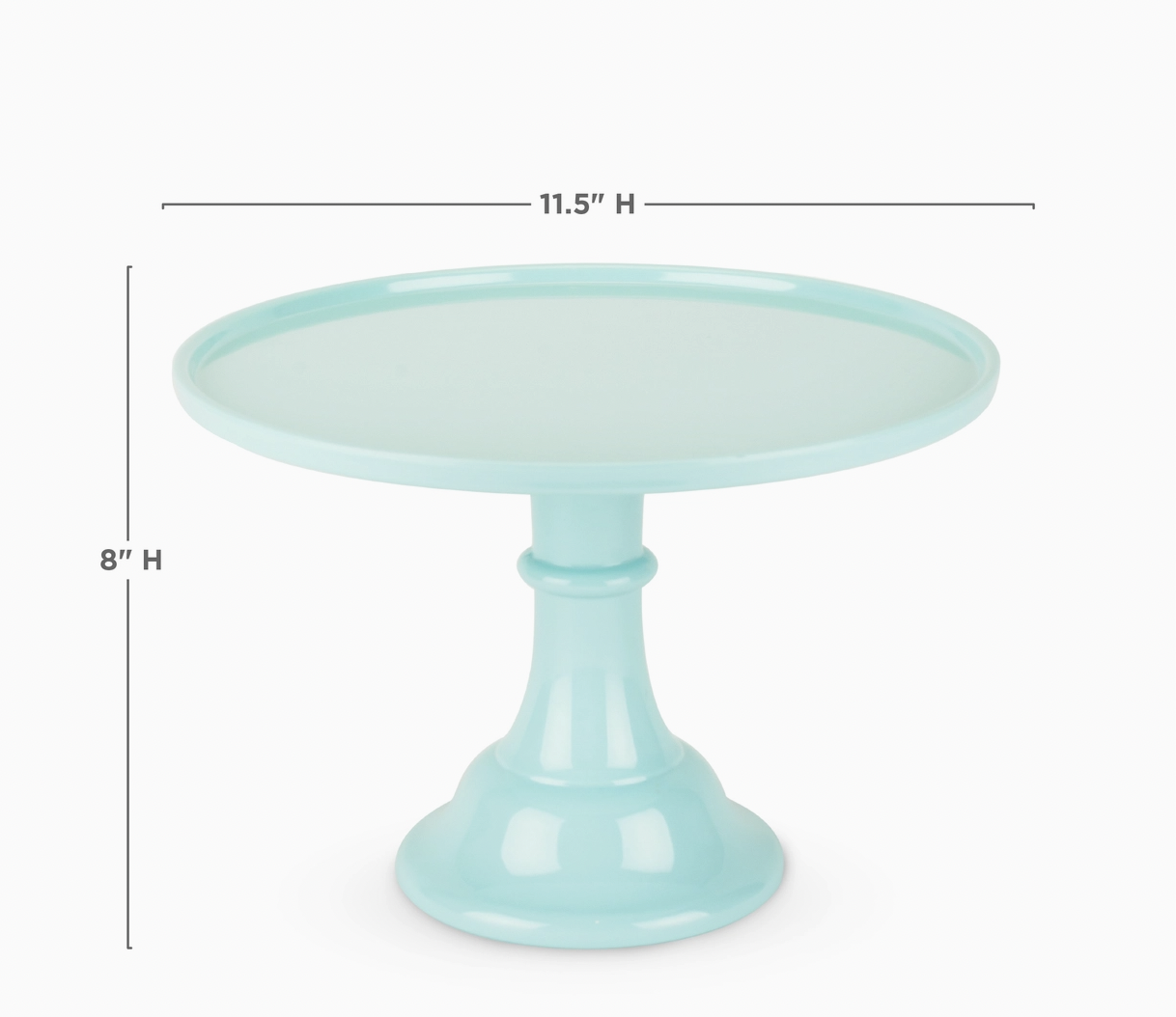 Twine Collapsable Melamine Cake Stand in Mint