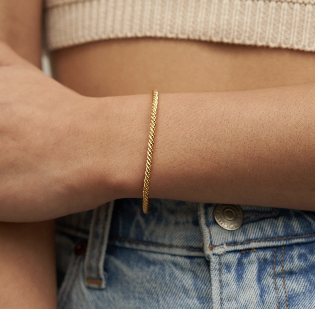 Brenda Grands Jewelry Mini Twisted Aspen Bangle