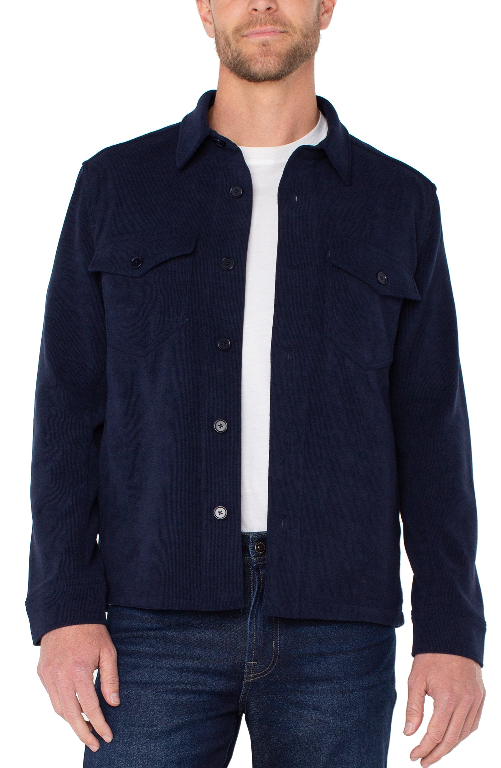 Liverpool Stretch Corduroy Overshirt