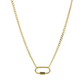 Lotus Carabiner Charm Chain