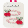 Rockahula Cherry Kiss Stripy Clips