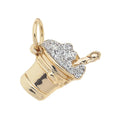 Gold Ice Bucket Charm