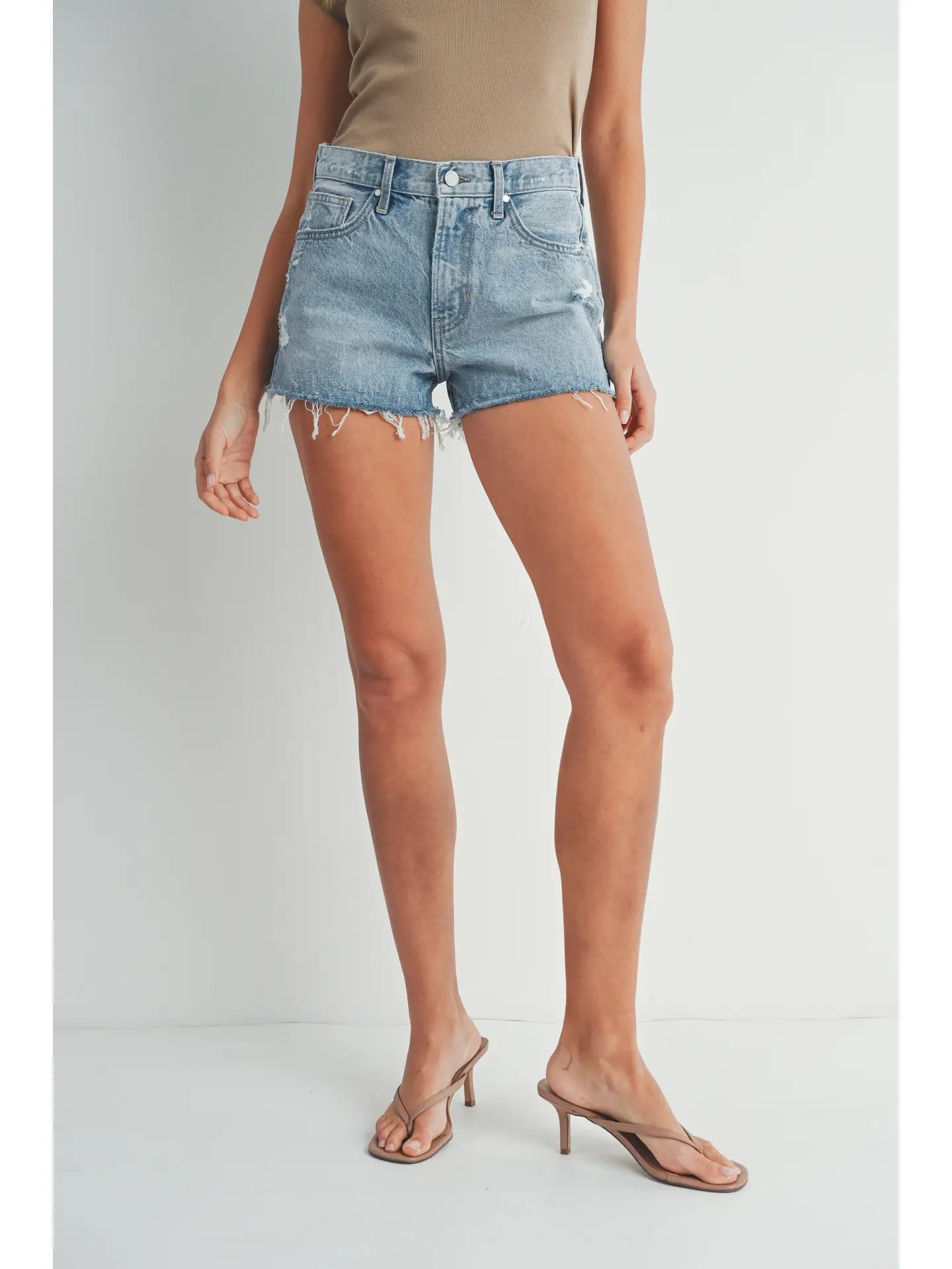Just Black Denim Relaxed Denim Shorts