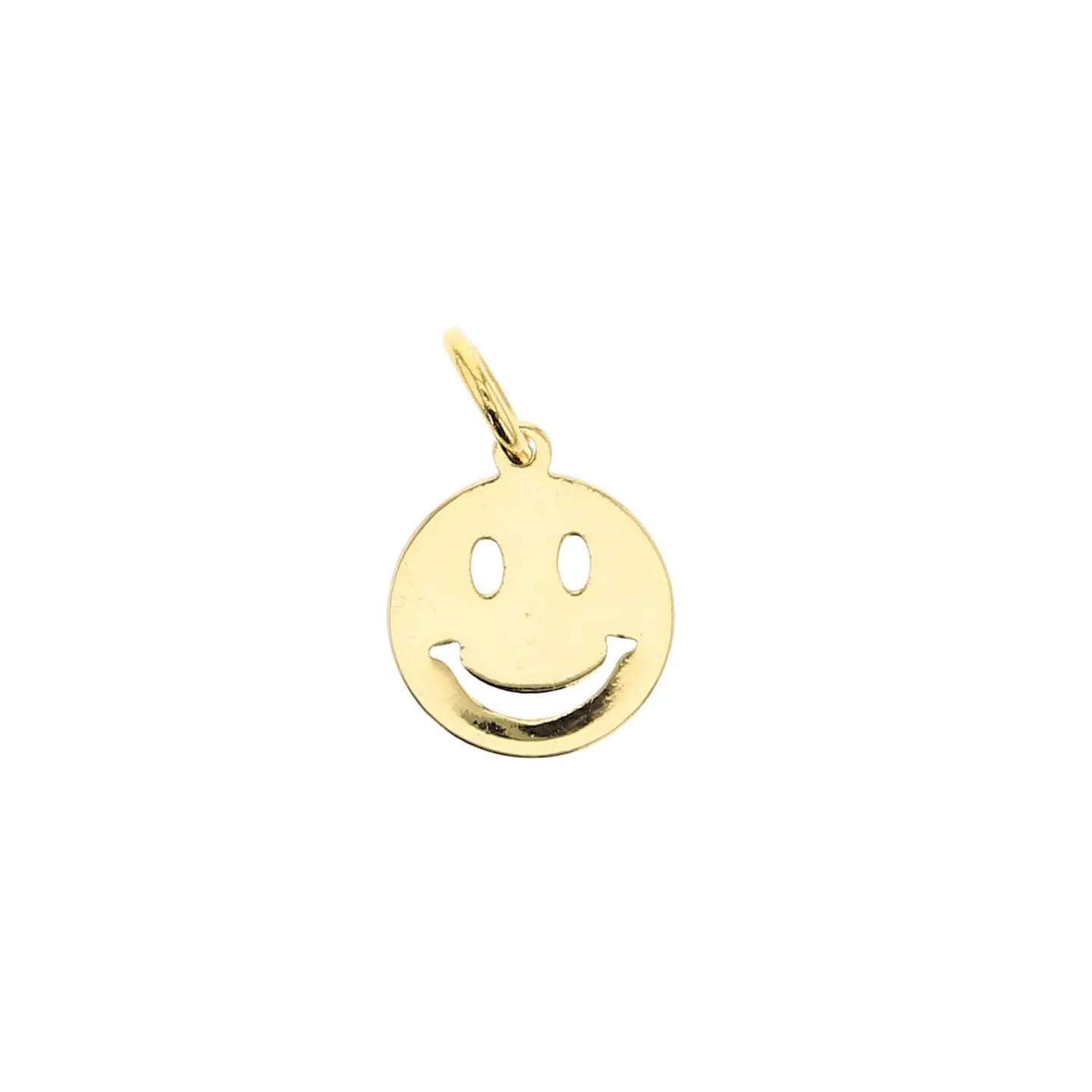 Gold Smiley Face Charm