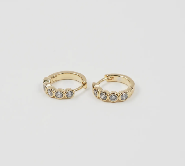 Brenda Grands Jewelry Shiny Huggies