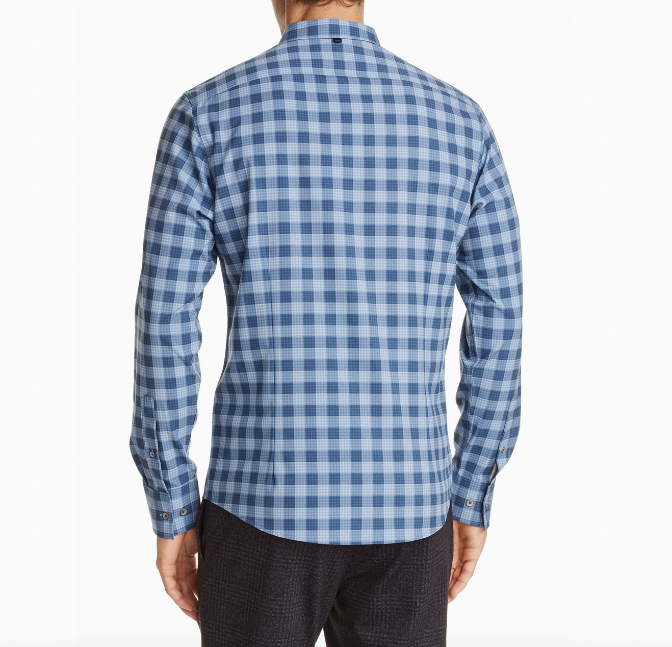 W.R.K. Gingham Check 4-WAY Stretch Long Sleeve Shirt