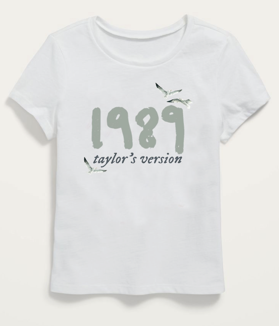 Kids TS Inspired Version 1989 Seagulls Graphic Tee