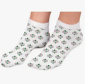 Toss Designs Green & Pink Pickleball Socks
