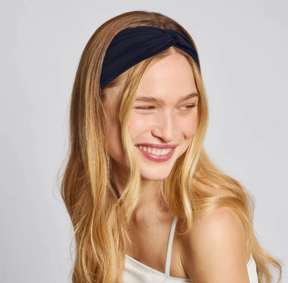 Kitsch - Recycled Fabric Wide Twist Headbands 2pc Set -Garden Bouquet