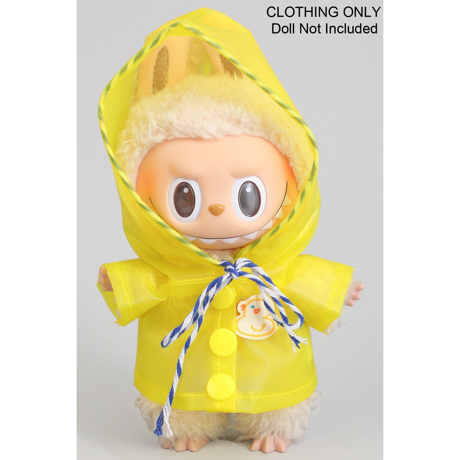 Yellow Rain Jacket Labubu Outfit