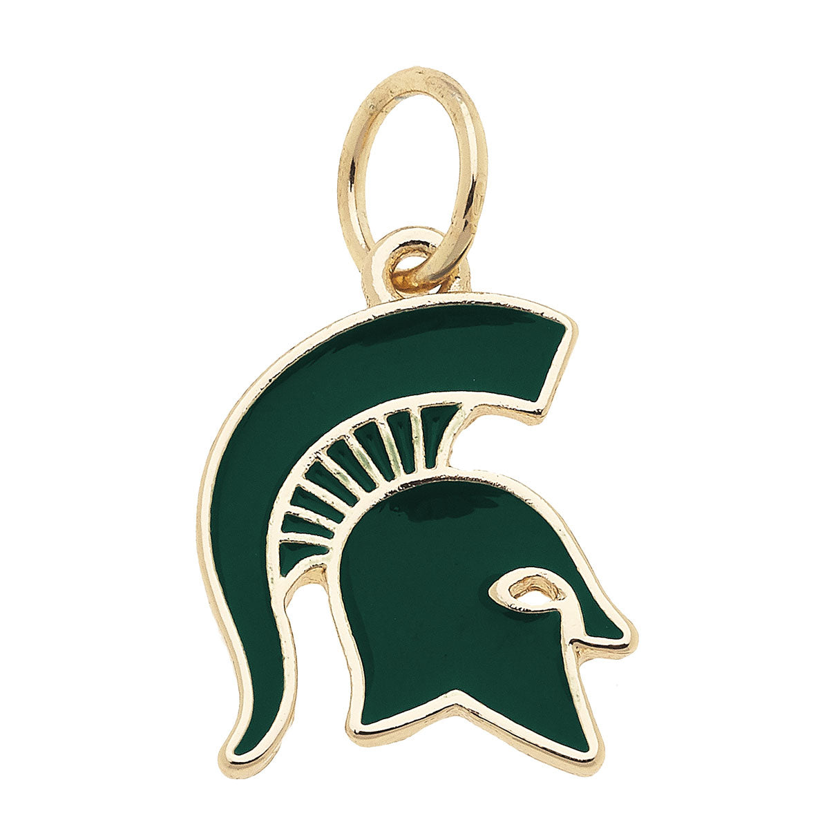 Michigan State Spartans Enamel Logo Charm