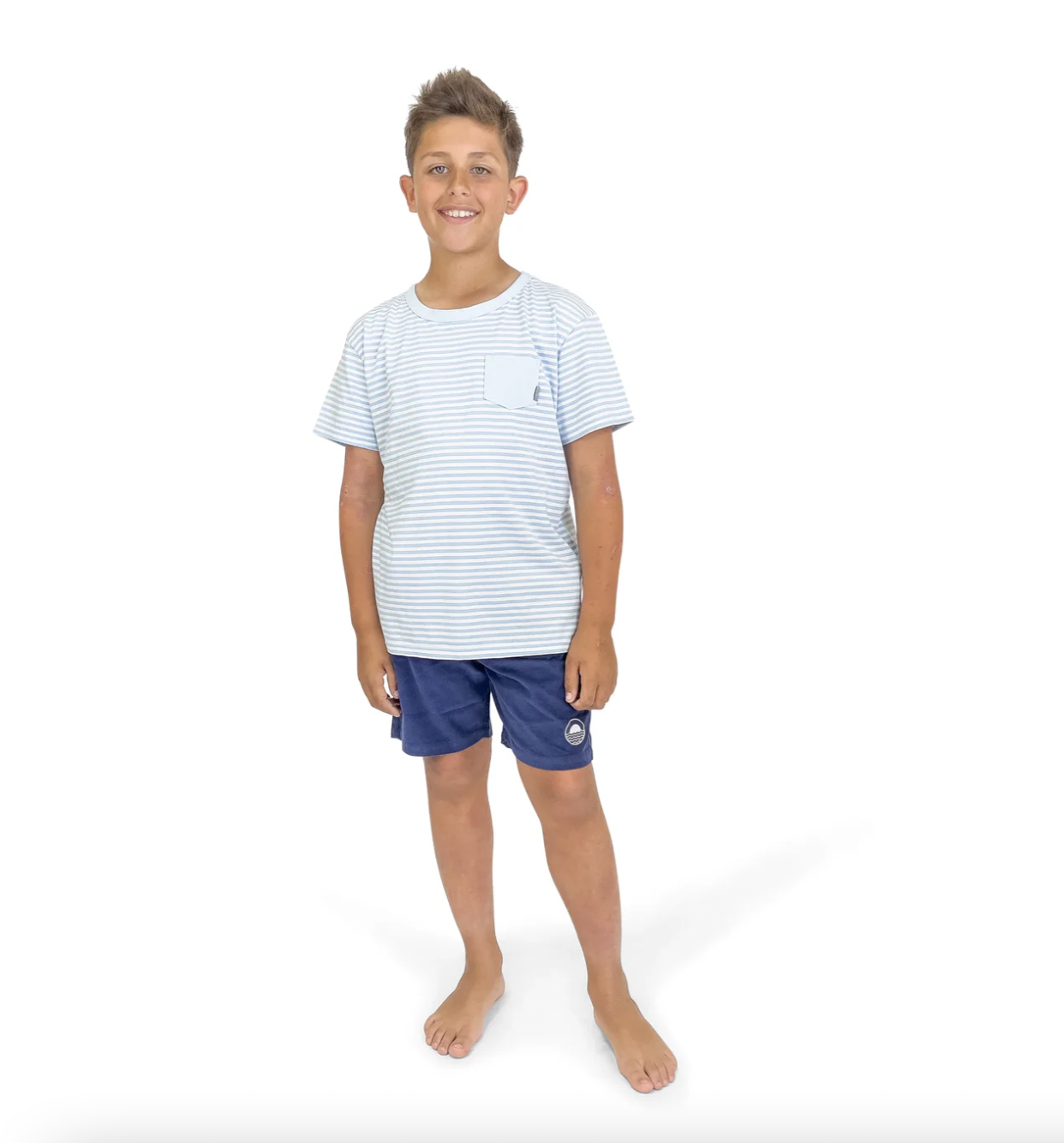 Feather 4 Arrow Line Up Short in Navy