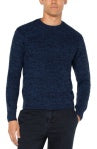 Liverpool Navy Shaker Stitch Crew Neck Sweater