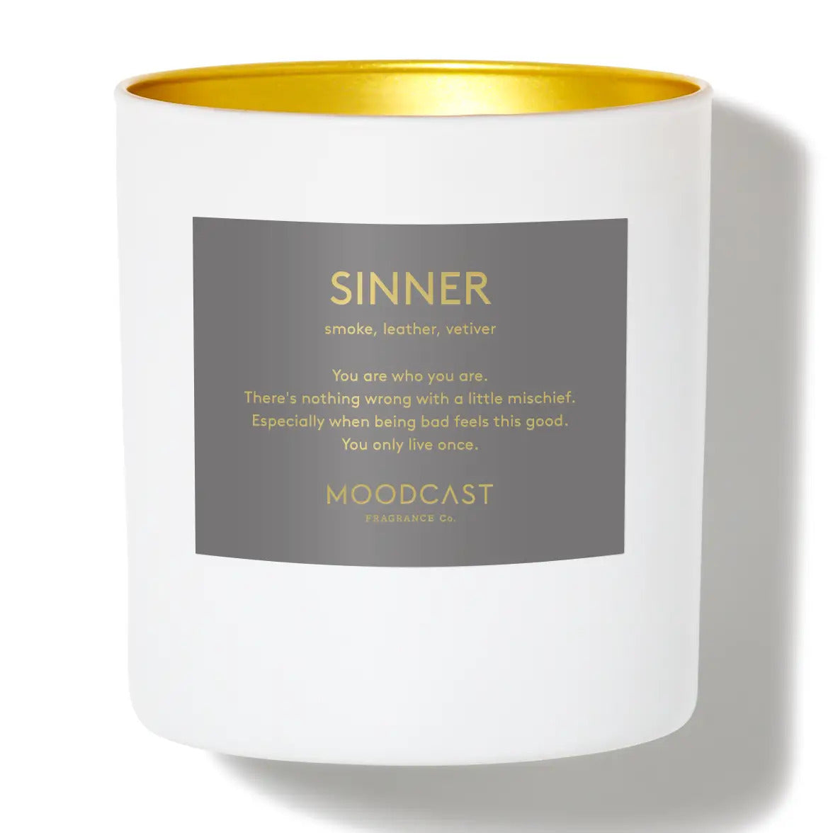 Moodcast Fragrance Coconut Wax Candle Sinner