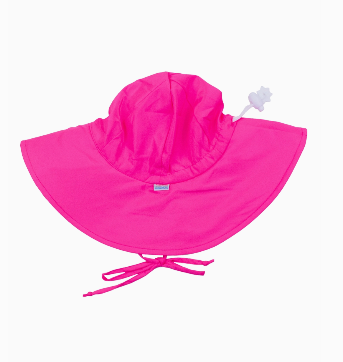 Rufflebutts Baby + Toddler Neon Magenta Sun Protective Hat