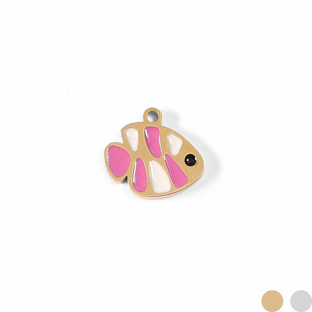 Pink Fish Charm