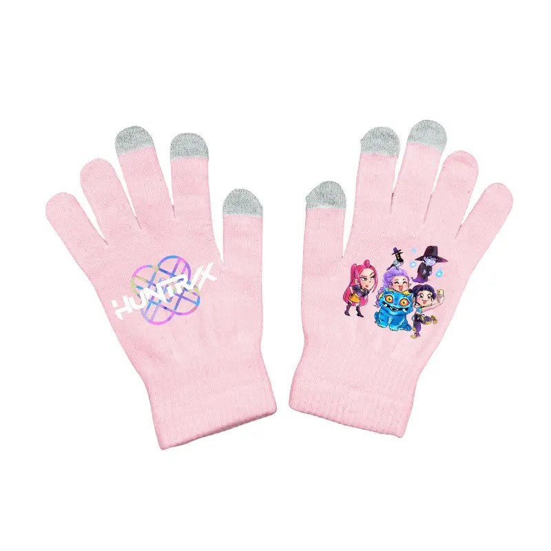 K-Pop Demon Hunters Custom Knit Gloves