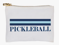 Toss Designs Blue Pickleball Cosmetic Bag
