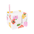 Kate Spade Notecube with Pen, Spring Pansies
