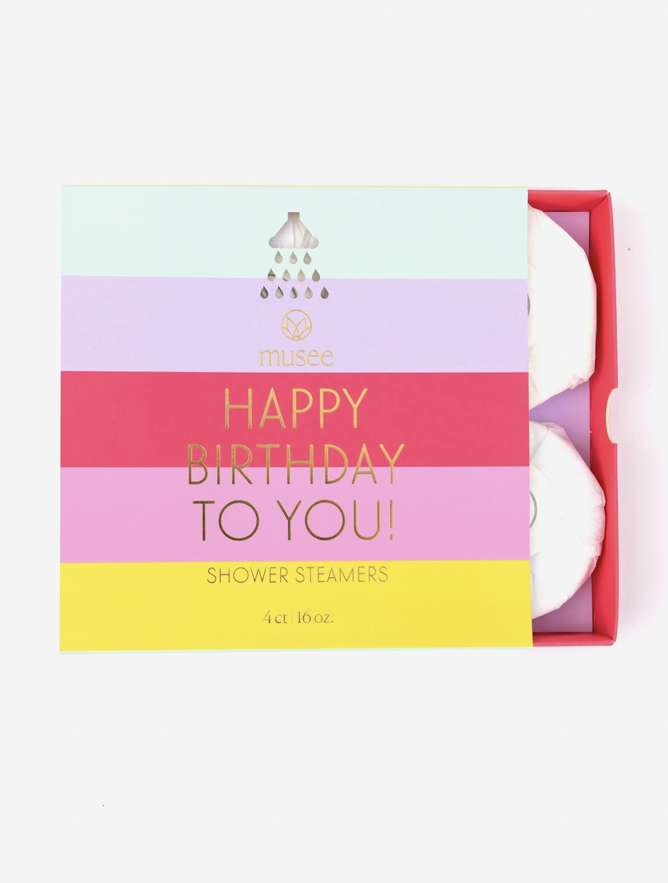 Musee Birthday Shower Steamers