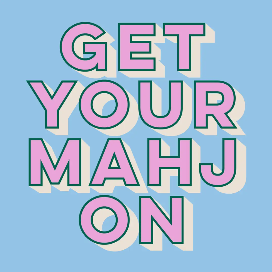 soiree-sisters -Mahjong Cocktail Funny Napkin | Get Your Mahj On